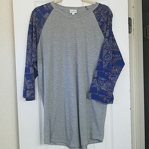 Raglan baseball  T, XL, LulaRoe Randy